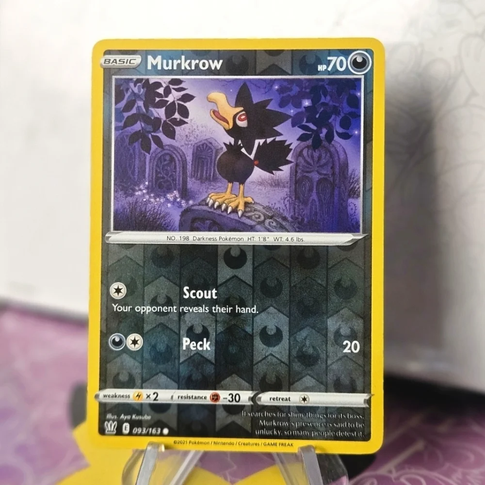 Murkrow 093/163 Pokémon TCG Reverse Holo